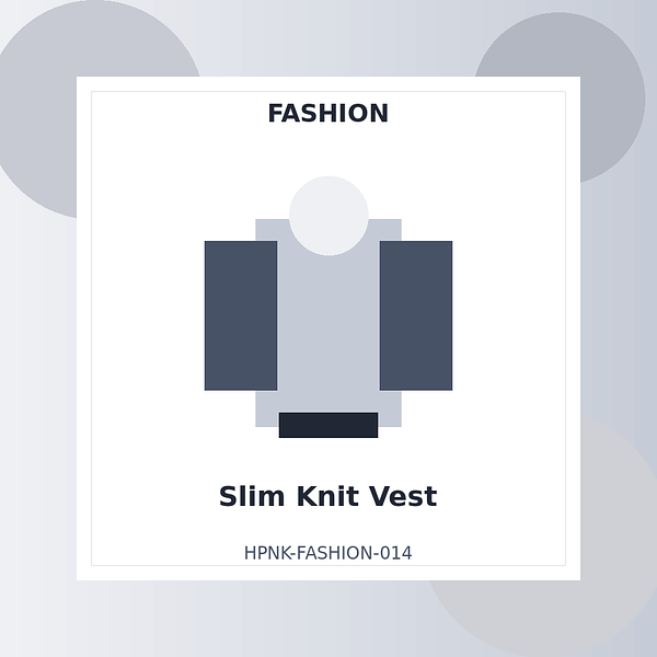 Vest Rajut Slim